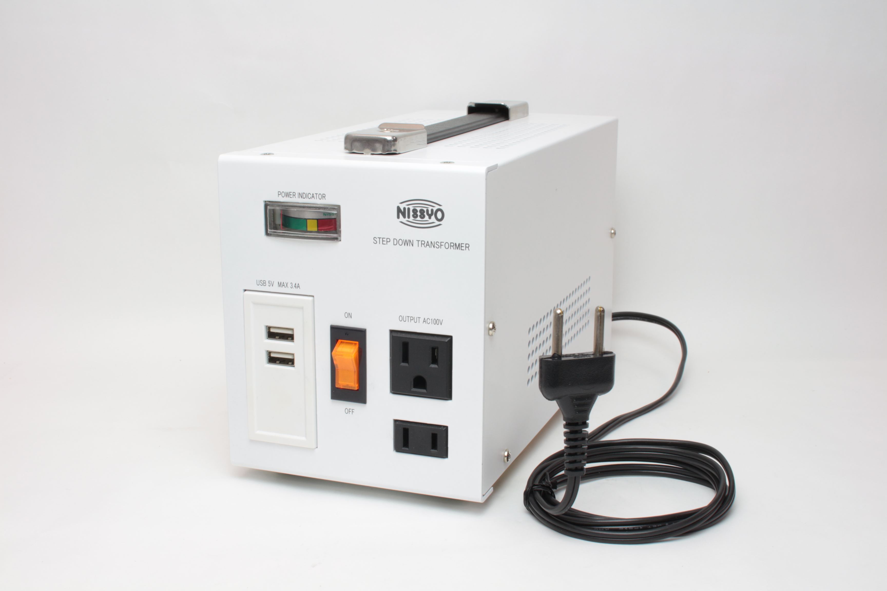 日章工業変圧器SPX-1600(220.240V-100V)-